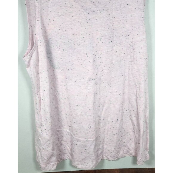 Space Jam Looney Toons Sleeveless T-Shirt Pink Speckled Cartoon Size Large - Picture 8 of 9